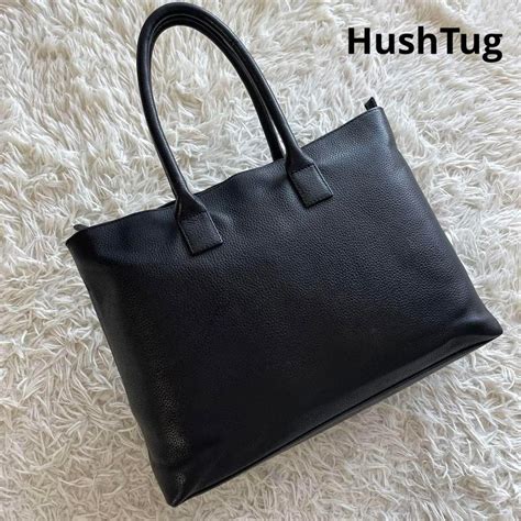 HushTug（ハッシュタグ）のレザートートをレ .